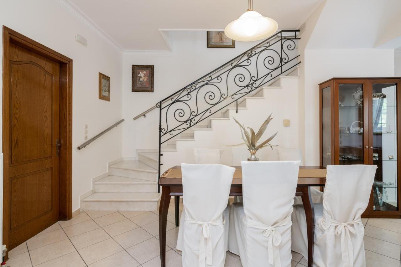 Luxury Villa Vanato & Pool Koukounaria Luaran gambar