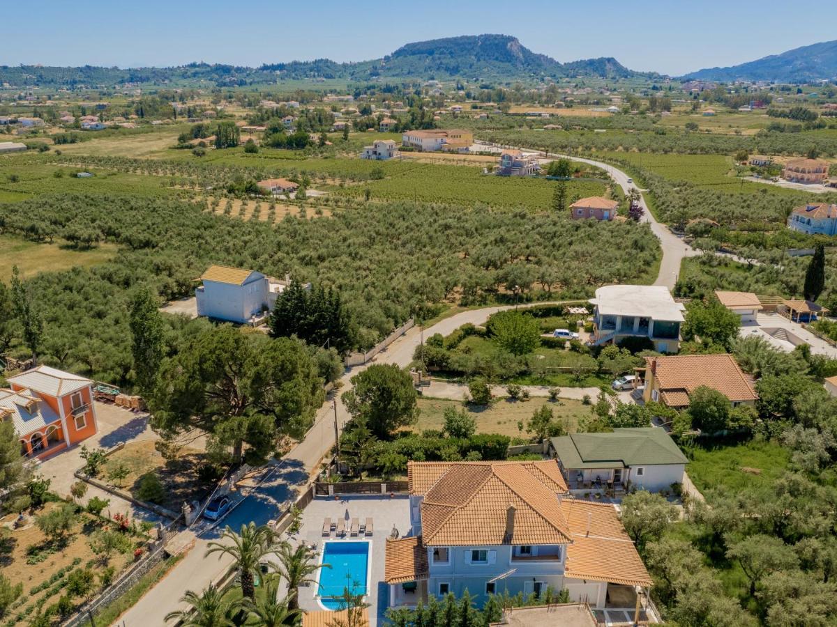 Luxury Villa Vanato & Pool Koukounaria Luaran gambar