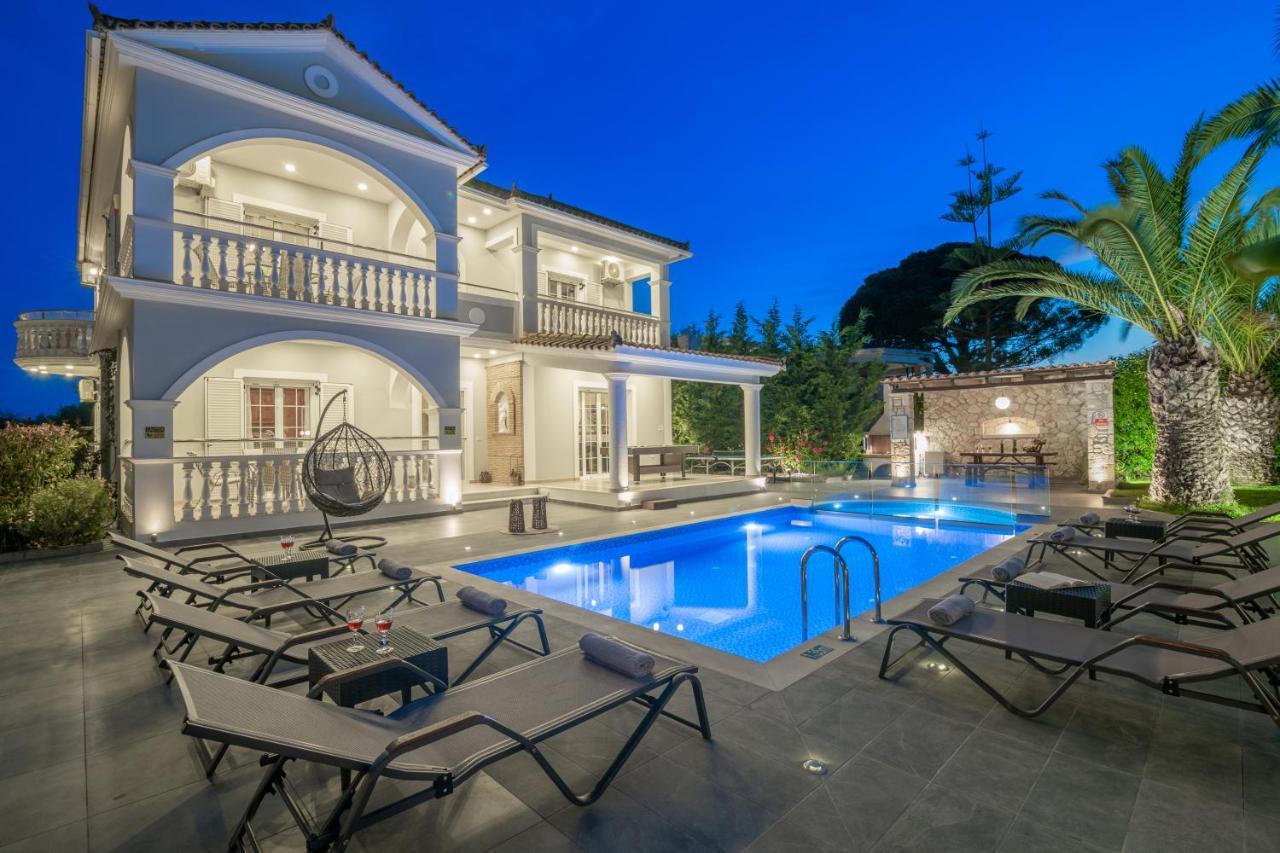 Luxury Villa Vanato & Pool Koukounaria Luaran gambar
