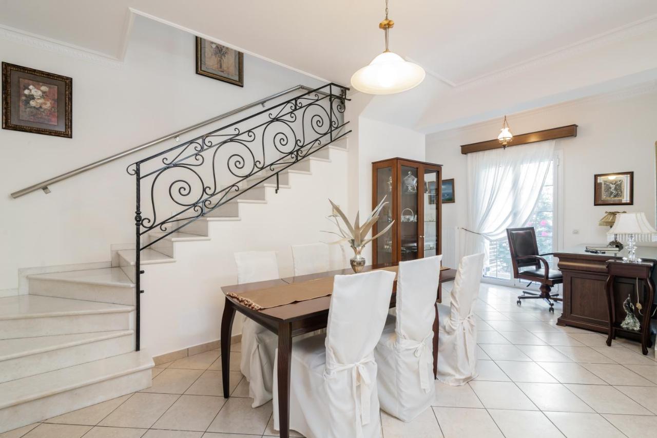 Luxury Villa Vanato & Pool Koukounaria Luaran gambar